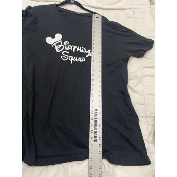 Daddy Birthday Squad T-Shirt black and white short sleeve size 2xl - Picture 4 of 6